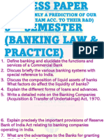 Banking Law and Practice Guess Paper