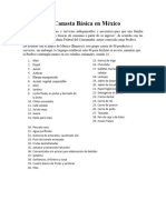 La Canasta Básica en México