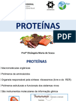 Proteínas: Prof Elizângela Maria de Souza