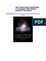 Ebook Digital Planet Tomorrows Technology and You Complete 10Th Edition Beekman Test Bank Full Chapter PDF
