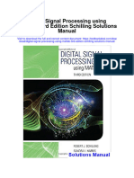 Ebook Digital Signal Processing Using Matlab 3Rd Edition Schilling Solutions Manual Full Chapter PDF