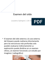 Examen Del Oído