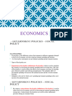 Fiscal and Monetary Policy