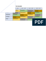 Study Timetable