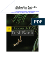 Ebook Discover Biology Core Topics 4Th Edition Cain Test Bank Full Chapter PDF