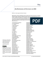 Acknowledgment To The Reviewers of Electronics in 2022: Editorial