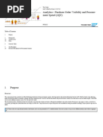 Analytics - Purchase Order Visibility and Procure-Ment Spend (2QU)