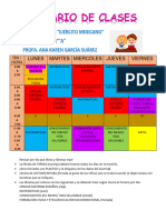 Horario de Clases 1°a 22-23