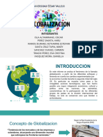 Presentación Globalización Económica Profesional Azul Verde