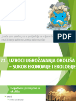 7.1. Uzroci Ugrožavanja Okoliša