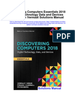 Ebook Discovering Computers Essentials 2018 Digital Technology Data and Devices 1St Edition Vermaat Solutions Manual Full Chapter PDF