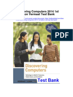 Ebook Discovering Computers 2014 1St Edition Vermaat Test Bank Full Chapter PDF