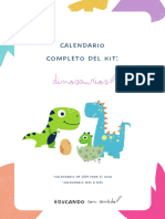 Calendario Completo Dinos