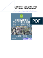 Ebook Discovering Statistics Using Ibm Spss Statistics 5Th Edition Field Test Bank Full Chapter PDF