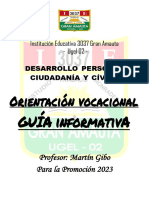 Guía Informativa - Orientación Vocaconal - DPCC 2023 - Prof. Gibo (2da. Versión)