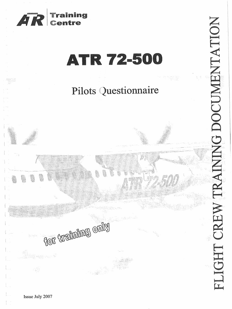 Atr 72-500 - Atr - QB | PDF