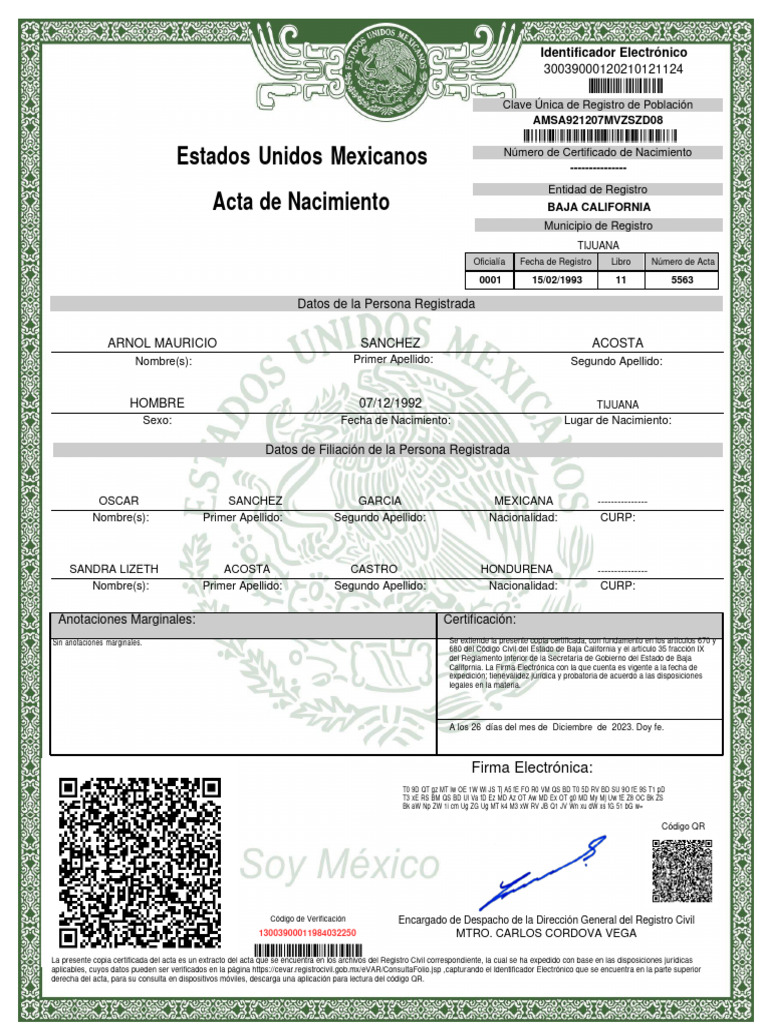 Acta Nac Arnol Mauricio | PDF | Gestión de datos | Privacidad
