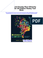 Ebook Diversity and Society Race Ethnicity and Gender 5Th Edition Healey Test Bank Full Chapter PDF