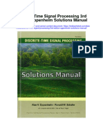 Ebook Discrete Time Signal Processing 3Rd Edition Oppenheim Solutions Manual Full Chapter PDF