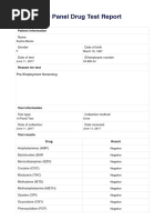 LabCorp 10 Panel Drug Test Instructions | PDF