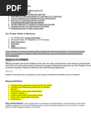 CV