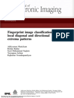 Fingerprint Image Classification Using Local Diagonal and Directional Extrema Patterns