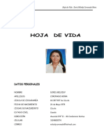 Doris Mileidy Coronado Mora Hoja de Vida