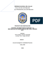 Control de Presupuesto Maestro y La Rentabilidad en Minera Shouxin Del Perú, 2024 V02