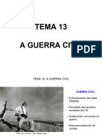 Presentación. TEMA 13 A Guerra Civil