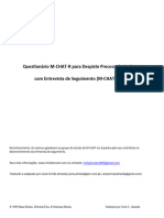 Questionário M-CHAT-R para Despiste Precoce de Autismo Com Entrevista de Seguimento (M-CHAT-R/F)