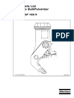 Spare Parts List Hydraulic Bulkpulverizer: BP 1900 / BP 1900 R