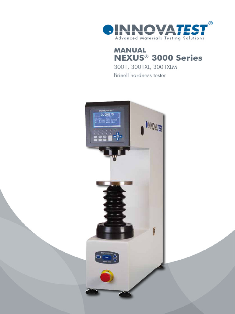 Manual 3000 Brinel | PDF | Electrical Connector | Physical Sciences