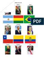 Bandera de Los Países de América Del Sur