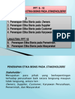 9-10 Penerapan Etika Bisnis PD Stake Holder