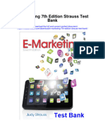 Ebook E Marketing 7Th Edition Strauss Test Bank Full Chapter PDF