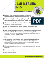 Lab Cleaning Guidelines