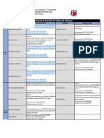 Horarios de Atención A Padres de Familia2023 2024 Virtual