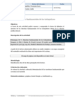 Trabajo - Derechos Fundamentales de Los Trabajadores