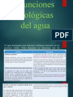 Funciones Biologicas Del Agua