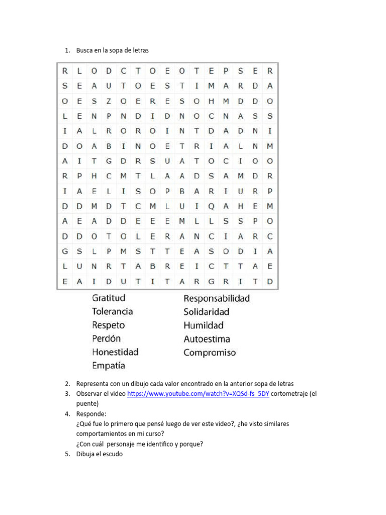 Actividades De Convivencia Pdf