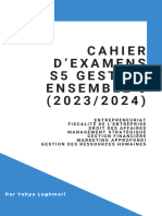 Cahier D'examens S5 Ensemble 6 20232024 (Par Yahya Laghmari)