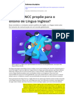 O Que A BNCC Propoe para o Ensino de Lingua Inglesapdf