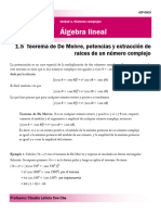 1.5-Teorema de Moivre-Parte1