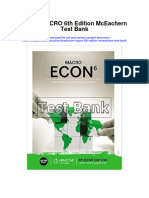Ebook Econ Macro 6Th Edition Mceachern Test Bank Full Chapter PDF