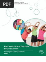 Health and Physical Education Health Education Year 5 Teaching and Learning Exemplar