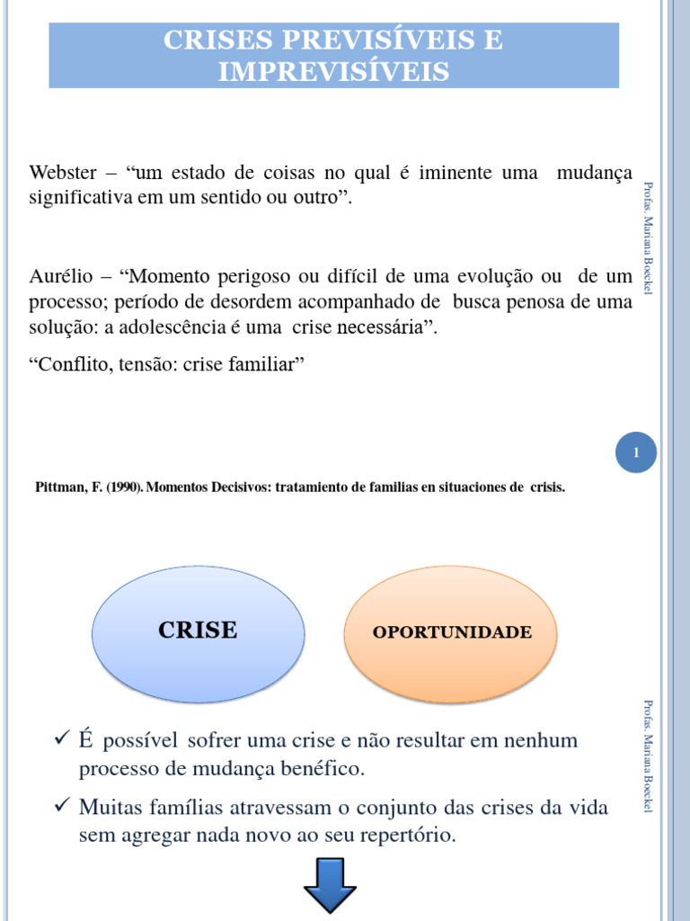Crises Familiares: Tipos e Oportunidades | PDF | Família | Estresse ...