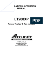 LT200XP: Installation & Operation Manual