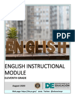 English Program Instructional Module 11th Grade