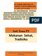 TEMA DAN TOPIK P5 Hari Kedua, Selasa 17-10-23