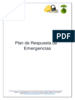 Plan de Respuesta de Emergencias